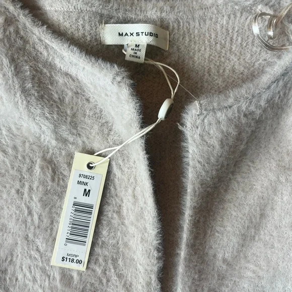 Brand New! Max Studio Fur Cardigan - Picture 2 of 3
